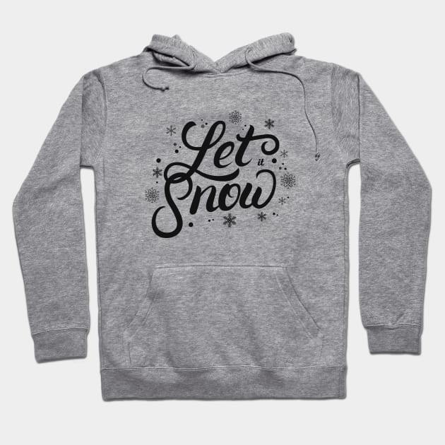 Let it snow Hoodie by Gluten Free Traveller